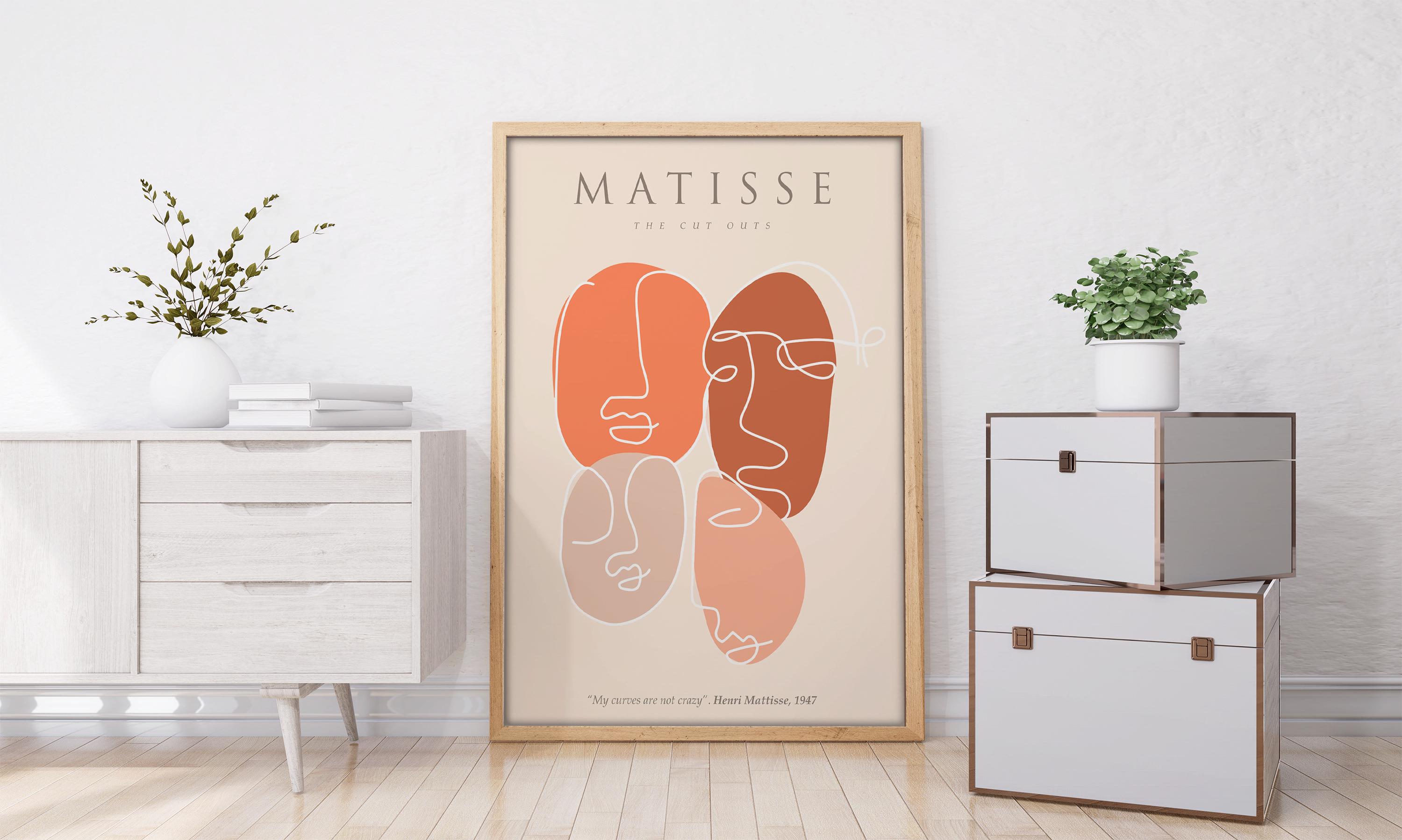Henri Matisse My Curves Are Not Crazy – Minimalist Line Art in