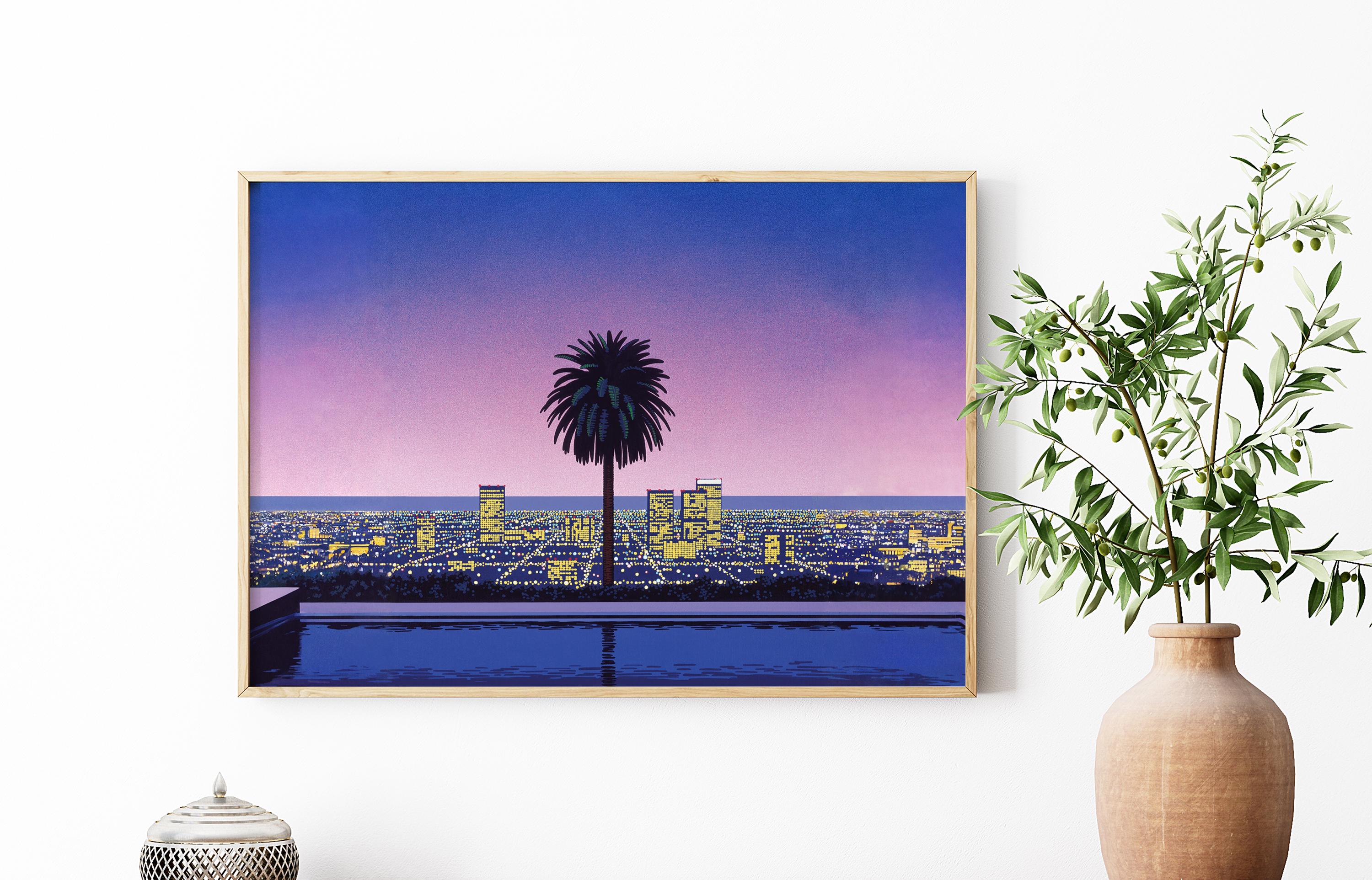 Pacific Breeze 2 by Hiroshi Nagai , Wooden Framed Art, Japanese