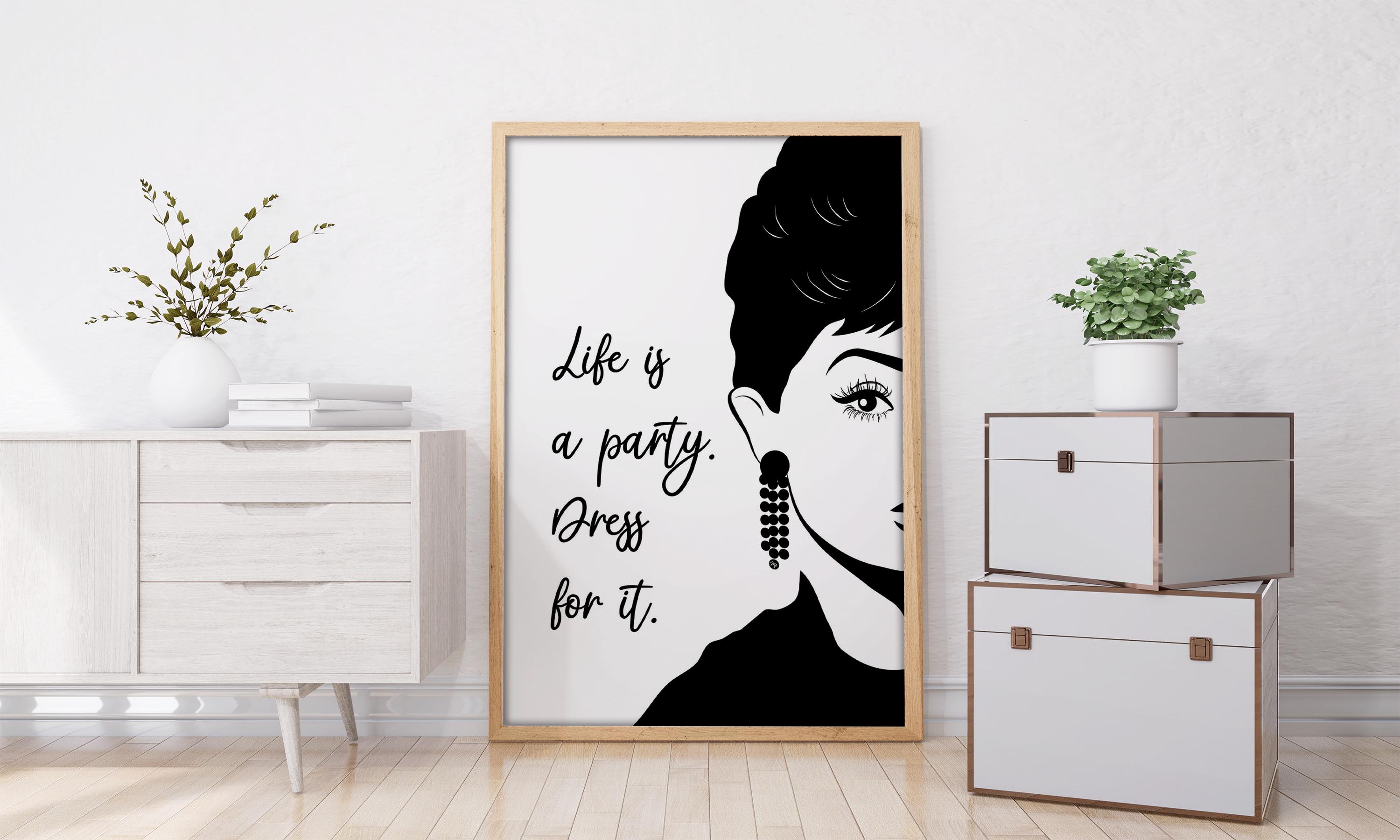 life's a party dress like it audrey hepburn "Life is a party. Dress for it."  Audrey Hepburn, @amazonfashion  @amazoninfluencerprogram