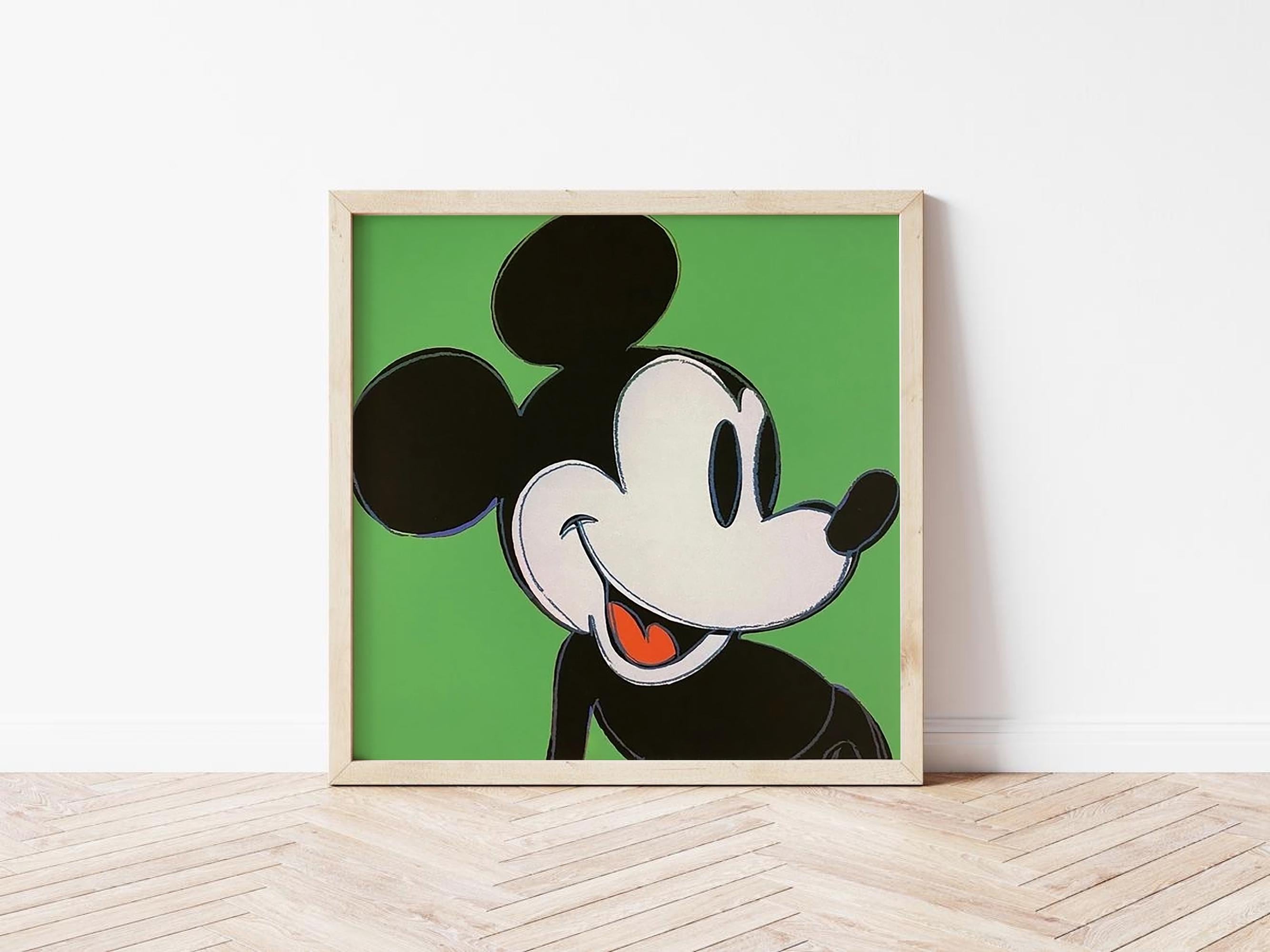 限定版リトグラフ71/100 アンディ・ウォーホル ミッキーマウス 【送料無料】 限定版リトグラフ71/100 アンディ・ウォーホル ミッキーマウス 【送料