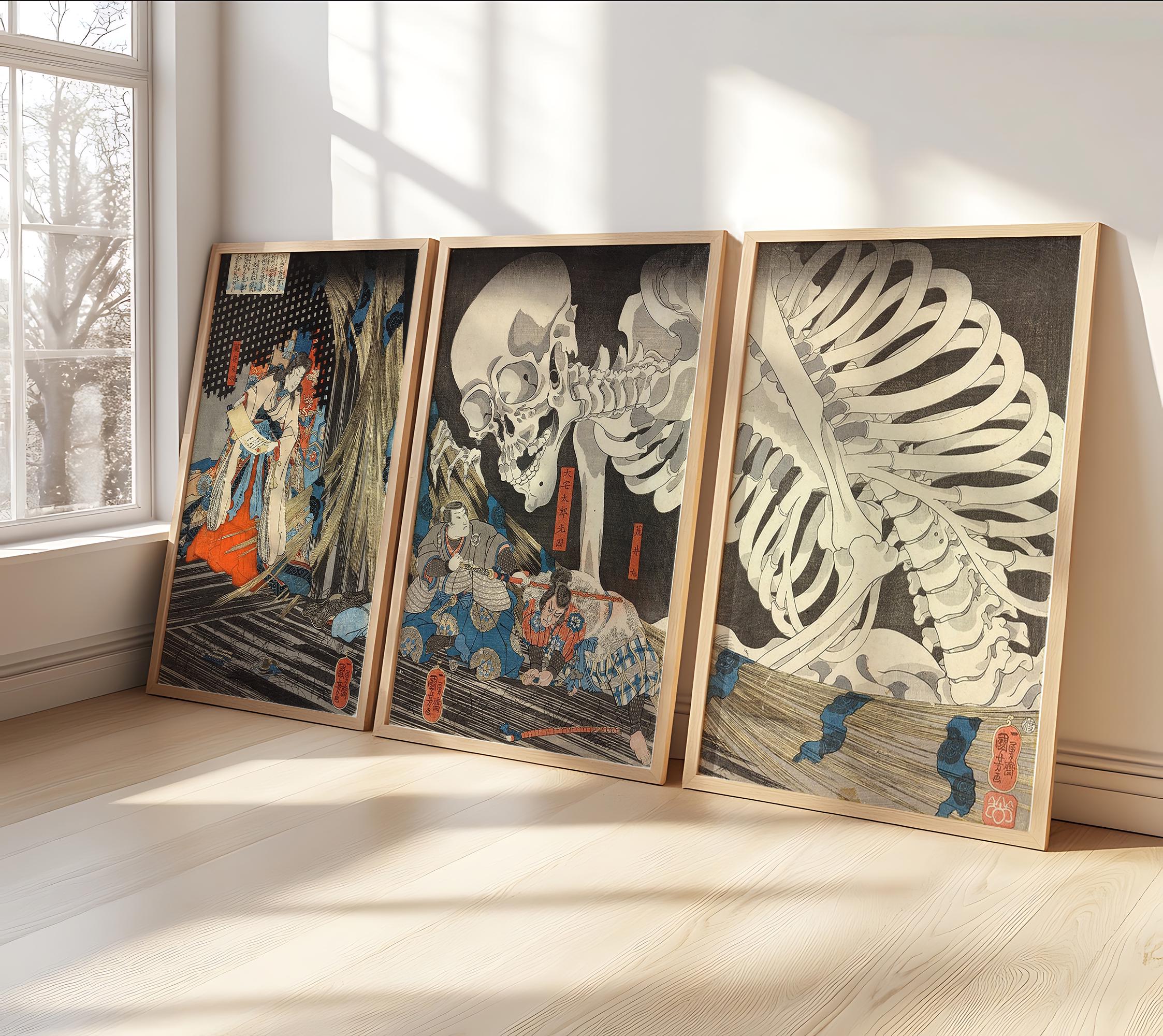 Vintage japanese painting on silk - Etsy 日本