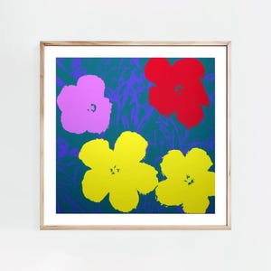 Andy warhol flowers - Etsy 日本