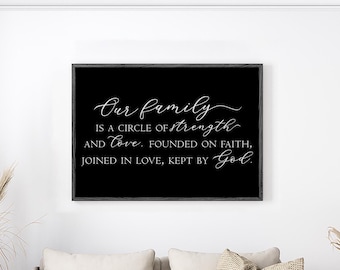 home decor Wooden Framed sign, family wood sign, home signs, farmhouse wall decor, wood framed sign, family wall art, above couch decor