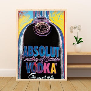 アブソルートウオッカABSOLUT WARHOLアンディウオホールアートポスター アブソルートウオッカABSOLUT WARHOLアンディウオホールアート