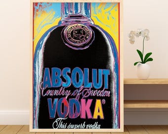 アブソルートウオッカABSOLUT WARHOLアンディウオホールアートポスター ANDY WARHOL 