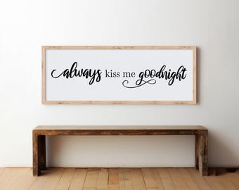 Master Bedroom Wall Decor | I Love Us | Master Bedroom Sign | Bedroom Wall Decor | Sign For Bedroom | Wood Framed Sign | Sign Above Bed