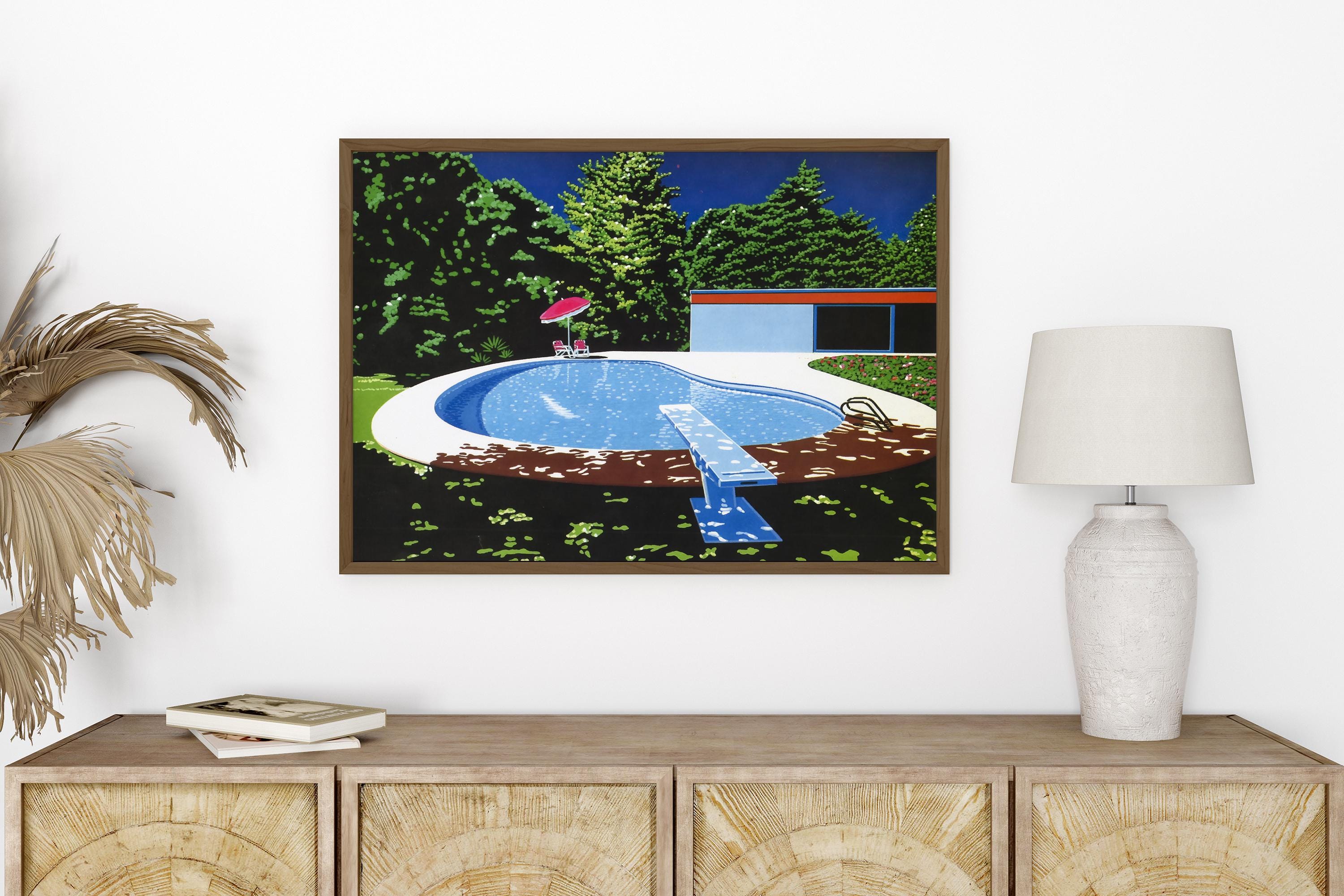 80s 90s ヴィンテージ ノーカラージャケット 花柄 ボタニカル柄 レトロ NIAGARA Hiroshi Nagai, Wooden Framed Art, Japanese Retro Wall