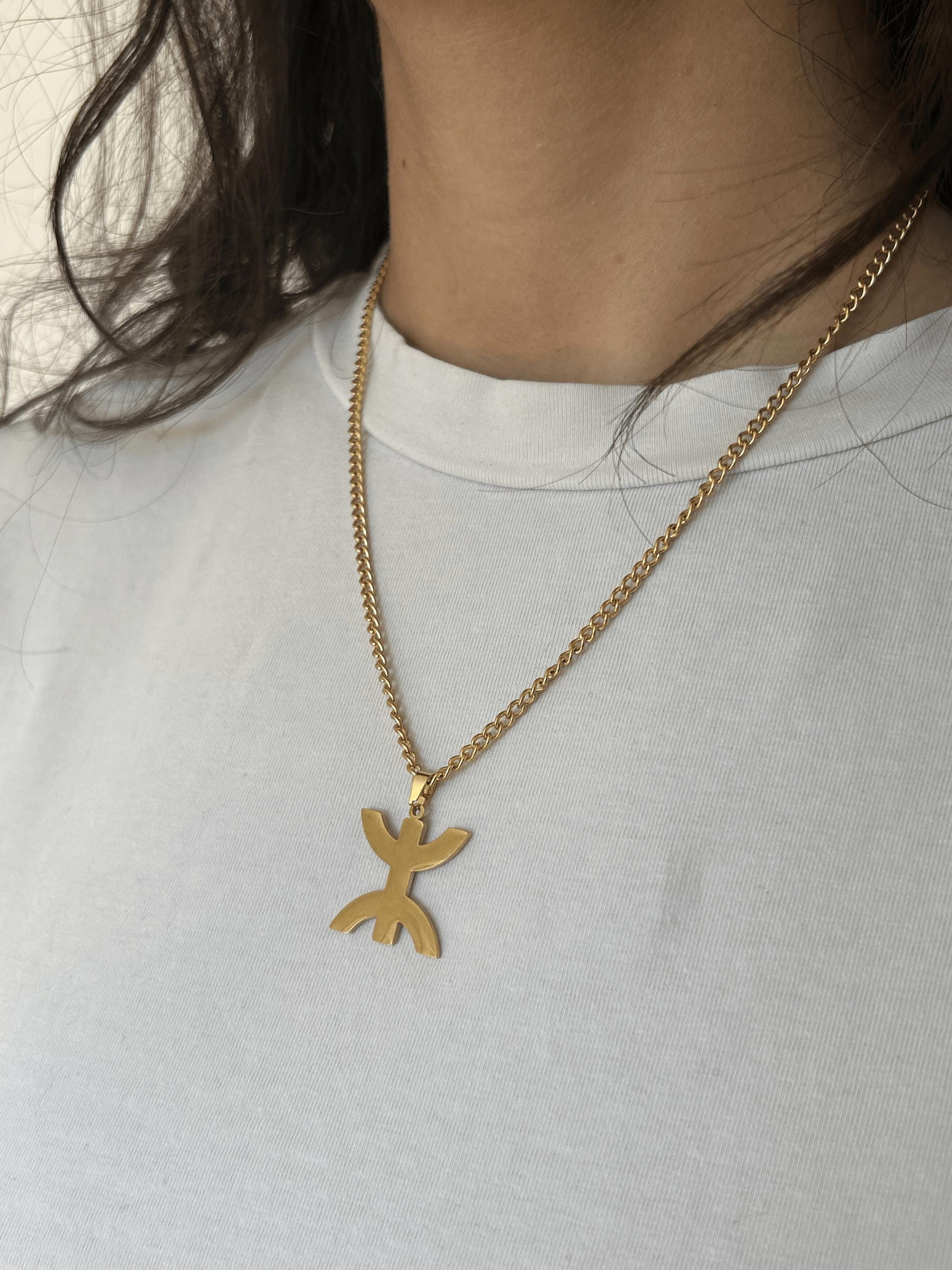 xjapan ネックレス Amazigh Necklace ⵣ – Yaz Symbol Pendant – Berber Jewelry for Men