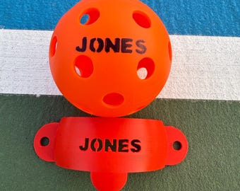 Custom Name Pickleball Ball Marker Stencil – Reusable Pickleball Stamp – Personalized Pickleball Gift – Team or Club Marking Stencil