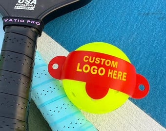 Custom Designed Pickleball Ball Marker Stencil – Reusable Pickleball Stamp – Personalized Pickleball Gift – Special Request, Logo, Shape
