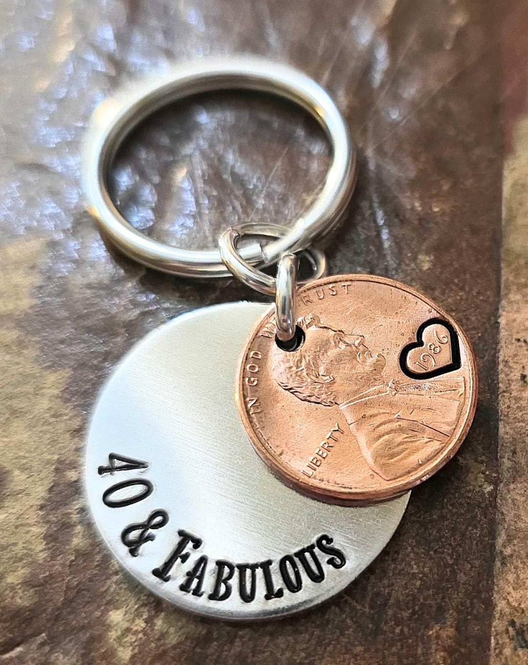 40 & Fabulous, 40th Birthday With a Copper Lucky 1986 (birth Year ...
