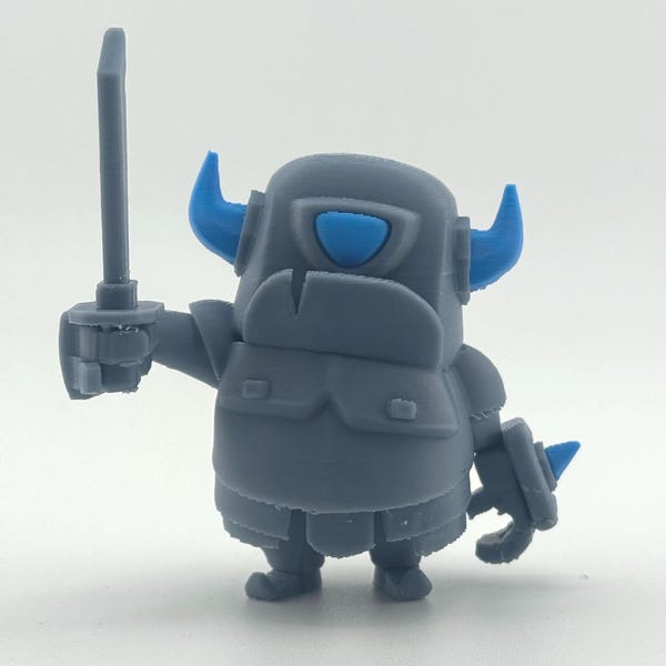 Clash Royale inspired Mini Pekka figure 3.2 inches tall