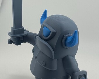 Clash Royale Inspired Mini Pekka Figure 3.2 Inches Tall or 8