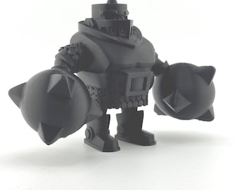 Clash Royale Inspired Mega Knight Figure 4.2 Inches Tall. - Etsy