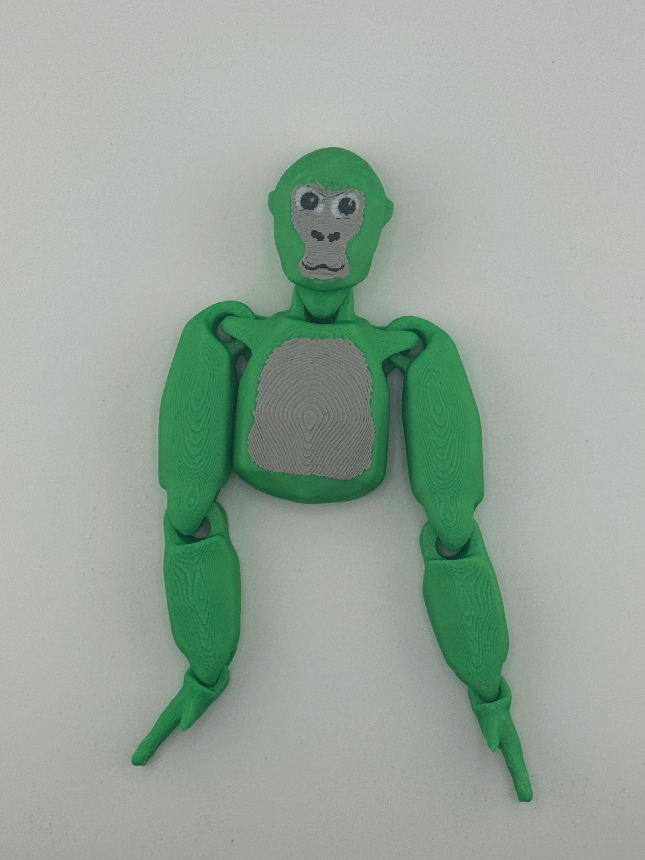 Gorilla Tag Inspired Monke Figure - 3 Inches Tall, and With the