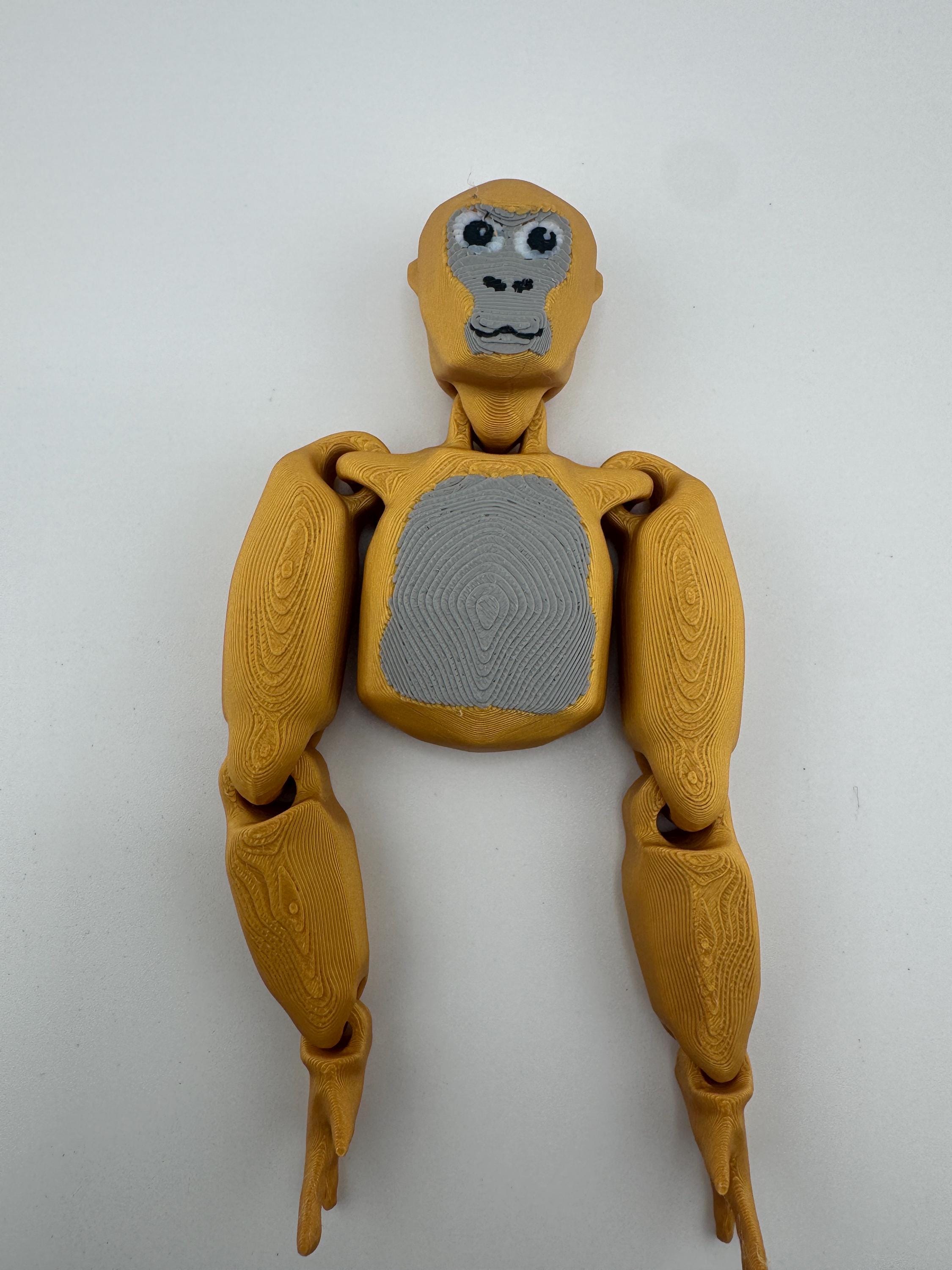 Gorilla Tag Inspired Monke Figure - 3 Inches Tall, and With the