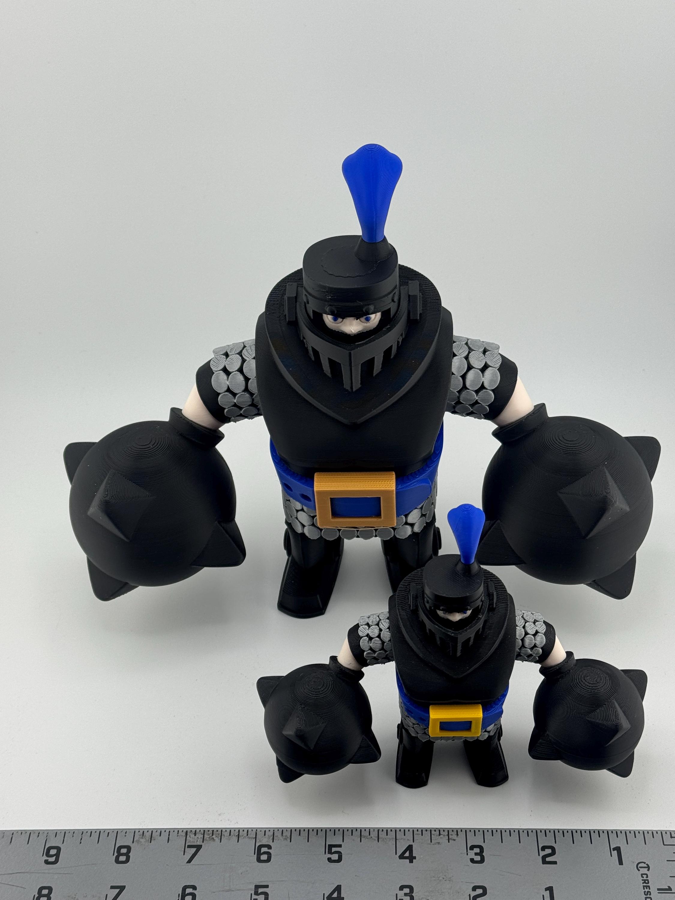 Clash Royale Inspired Mega Knight Multicolor 2 Sizes:4.2 Inches or