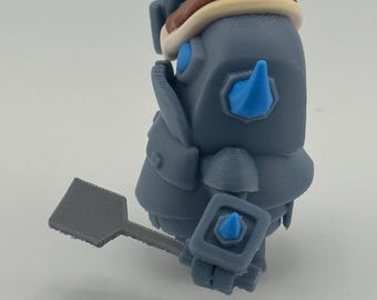 Clash Royale Inspired Mini Pekka Pancake Figure - Etsy