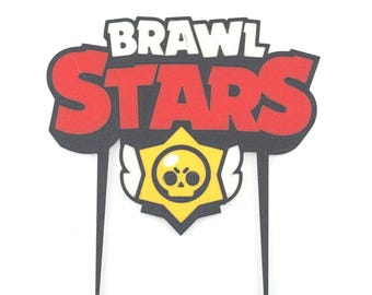 Brawl Stars Cake Topper 5x5 inches