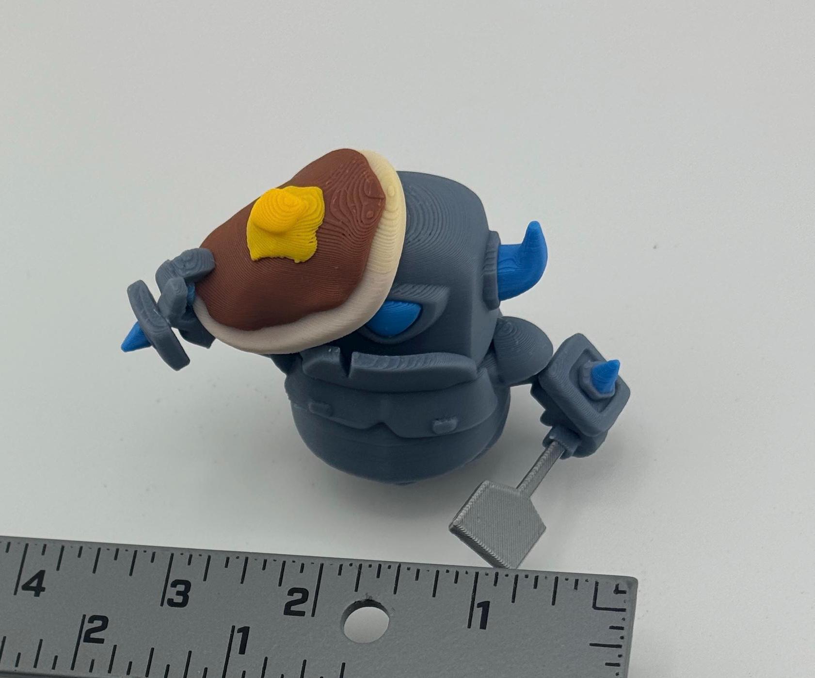 Clash Royale Inspired Mini Pekka Pancake Figure - Etsy