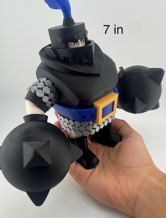 Clash Royale Inspired Mega Knight Multicolor 2 Sizes:4.2 Inches or