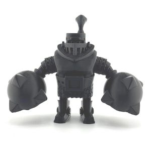 Clash Royale inspired Mega Knight figure 4.2 inches tall.