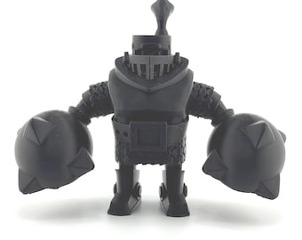 Clash Royale inspired Mega Knight figure 4.2 inches tall.