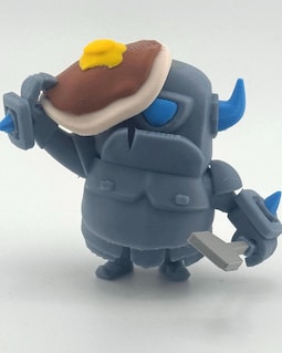 Clash Royale Inspired Mini Pekka Pancake Figure - Etsy
