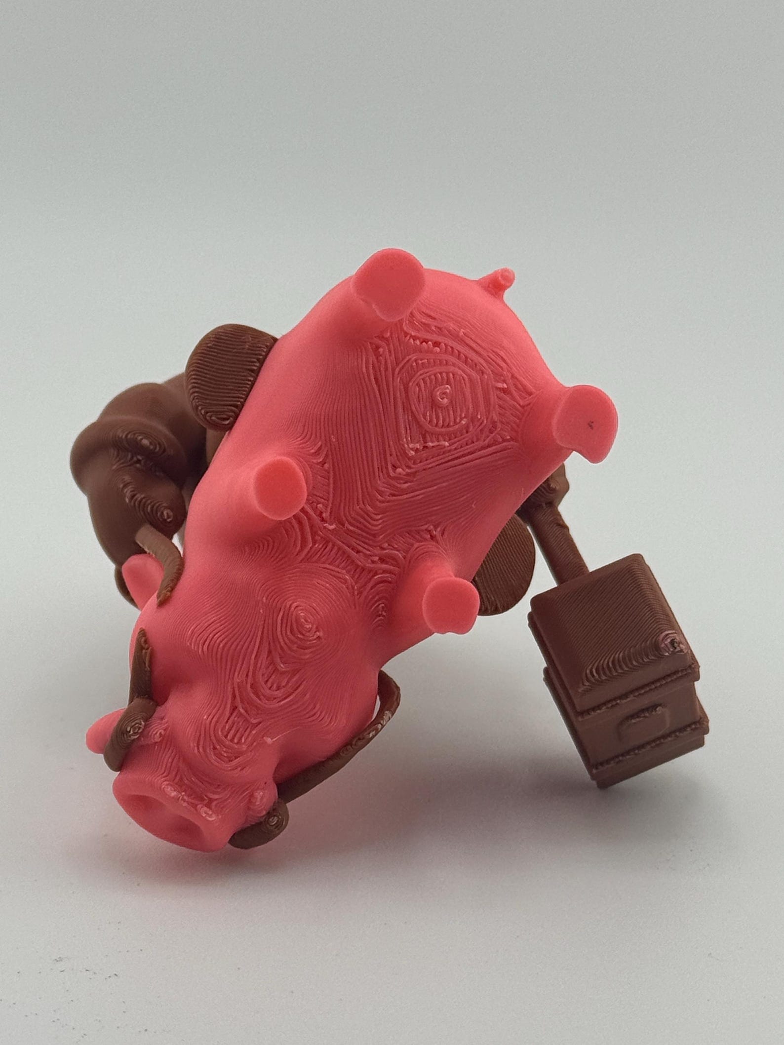 Hog Rider Inflatable Clash Royale Inspired Hog Rider Figure 4.2 Inches Tall Brown & Pink - Etsy