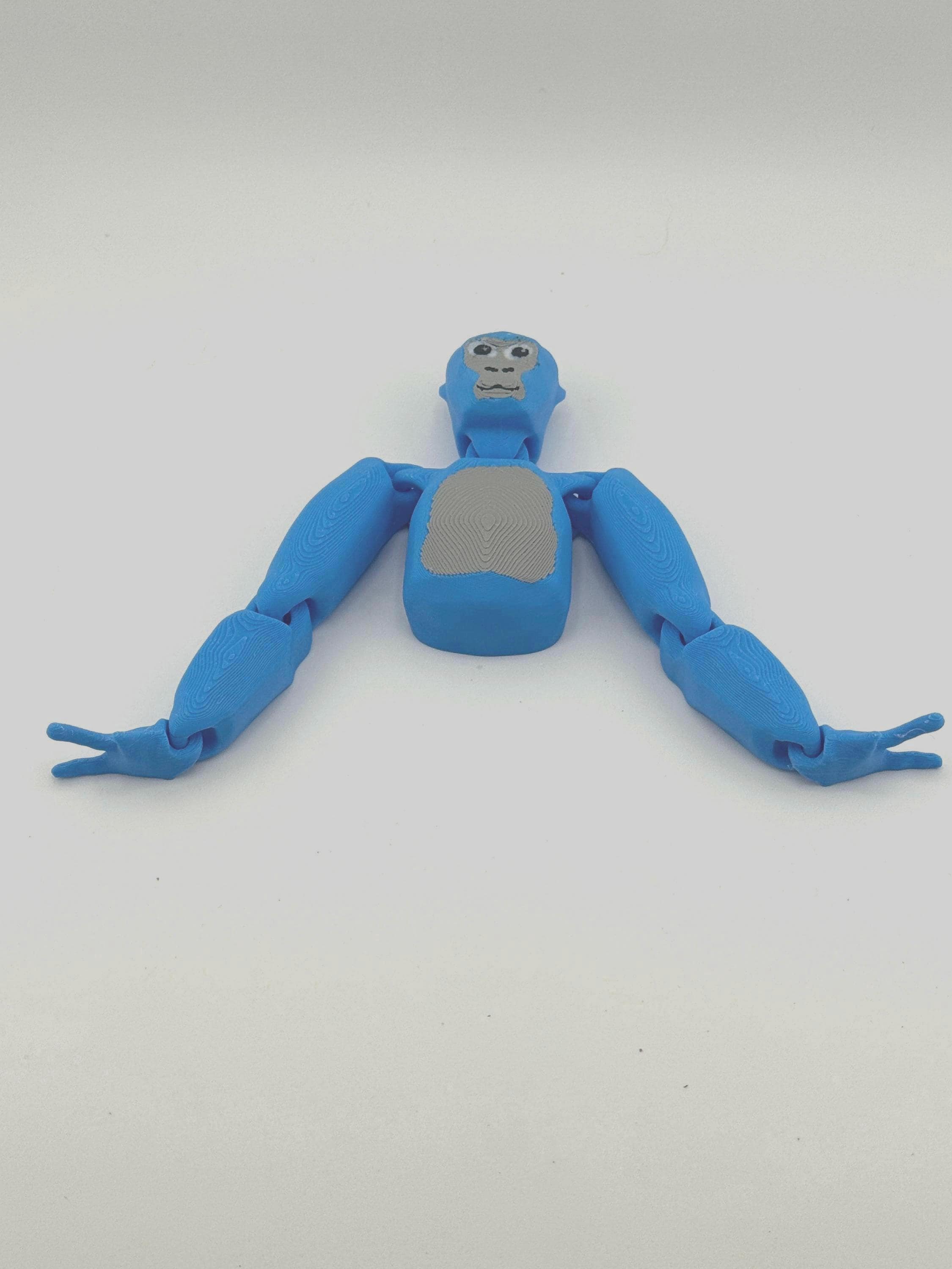 MONKEY MARK ポーズするブルーゴリラ A1サイズ il_fullxfull.7159761354_a2sn.jpg