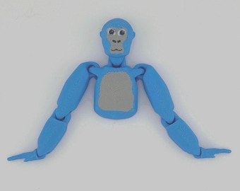 Gorilla Tag Inspired Monke Figure - 3 Inches Tall, and With the