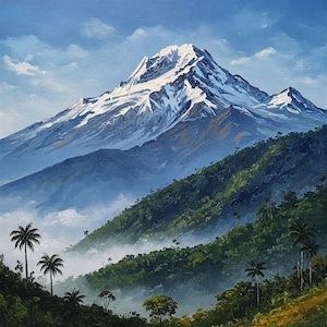 Snow Mountain Art Print | Sierra Nevada de Santa Marta, Colombia | Digital Download