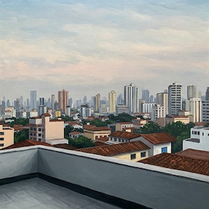 Barranquilla Digital Art Print | Afternoon Sky | Digital Download