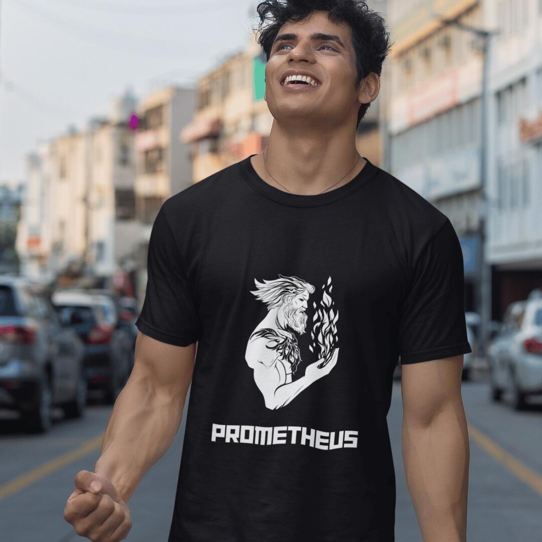 Prometheus Shirt Greek Titan T-shirt Greek Mythology Shirt Minimalist ...