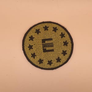 Fallout Enclave Patch, Sew-On and Iron-On, 3.5”x3.5”