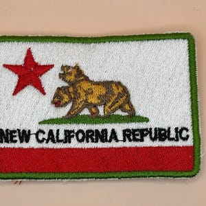 Fallout New California Republic-patch, opnaaien en opstrijken, 3 x 2 inch