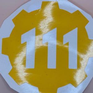 Fallout Vault Sticker - Numbered