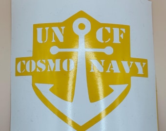 Pegatina UNCF Cosmo Navy Starblazers