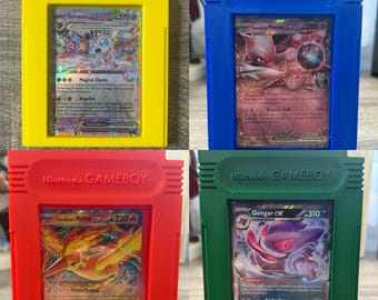 Retro Game Cartridge TCG Toploader Display Frame
