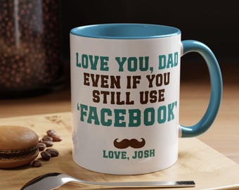 Funny Dad Mug, Fathers Day Gift, Personalized Coffee Cup