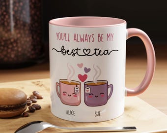 Bestie Mug, Funny Friendship Gift, Custom Tea Mug