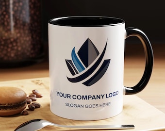 Custom Logo Mug, Personalized Corporate Gift, Branded Drinkware
