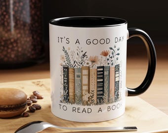 Taza de café para amantes de los libros, estilo cottagecore literario, regalo para profesores