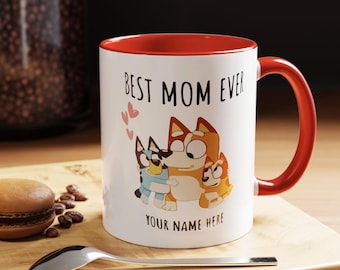 Spersonalizowany kubek Bluey Dad, prezent na Dzień Ojca Bandit Heeler