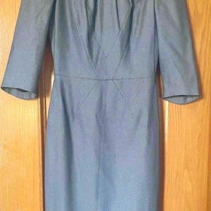Vintage Karen Millen Grey Fitted  Dress, Gifts for Her