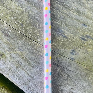 Vintage Kutsuwa Pops Club Pencil: Pink Hearts, 1980s Snoopy