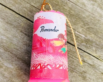 Vintage Lipstick Pomander Eraser,  1980s Erasers, Gifts for Her