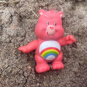 Vintage Care Bear Cheer 1983 Figure,  1980s, Gifts for Her