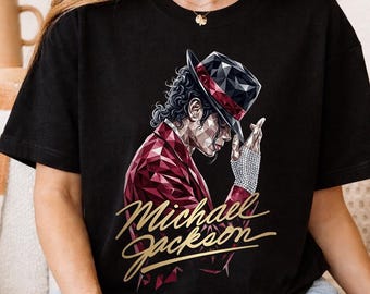 Diseño de camiseta de Michael Jackson, Rey del Pop, en semitono (descarga digital)