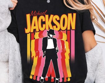 Diseño de camiseta de Michael Jackson, Rey del Pop, en semitono (descarga digital)